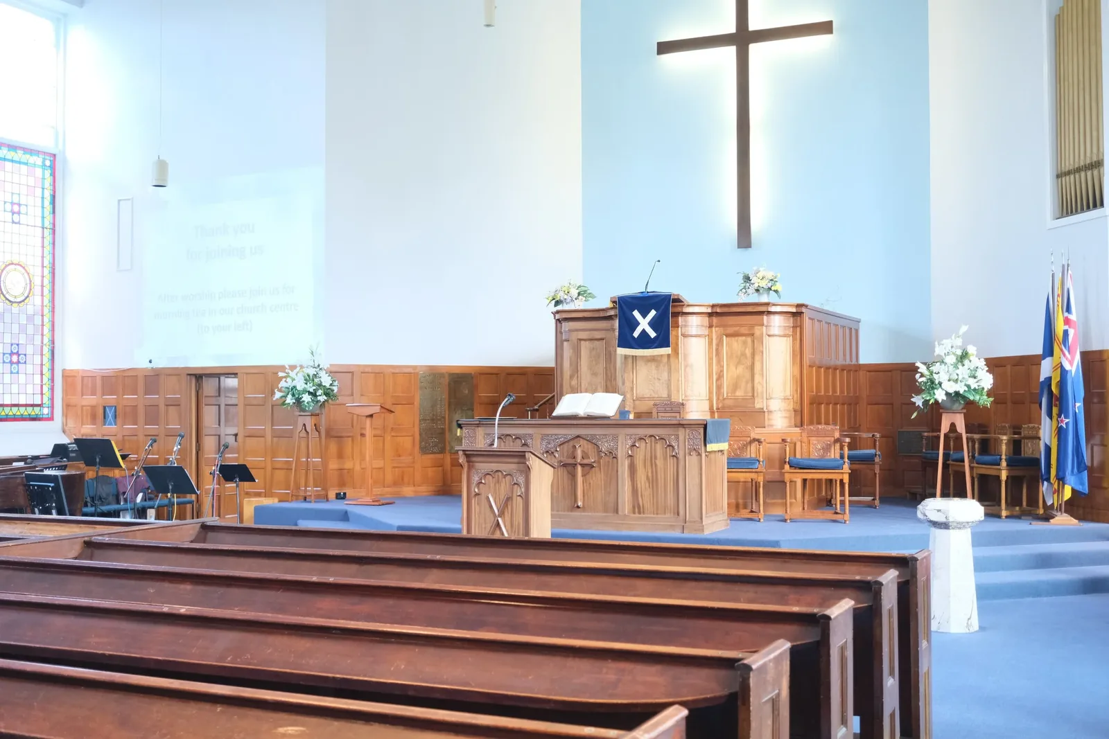 Worship at St Andrew's First Presbyterian Church